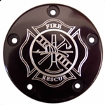 Firefighter Maltese Cross Black