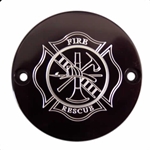 Firefighter Maltese Cross Black